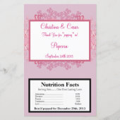 Microgolf Popcorn Wrapper roze/Paarse Chinese scro (Voorkant)