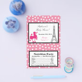 Microgolf Popcorn Wrapper Roze Podle Paris Eiffel Flyer (Enkel)