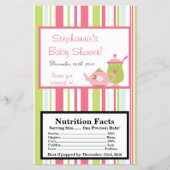 Microgolf Popcorn Wrapper Tea Party Pink Pastel Flyer (Voorkant)