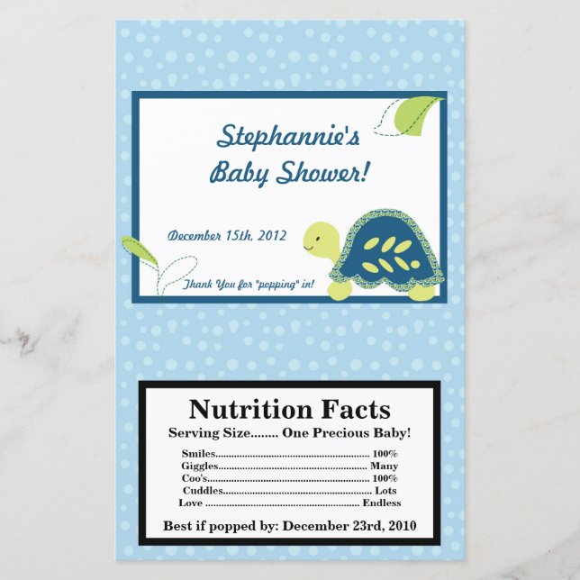 Microgolf Popcorn Wrapper Turtle Reef Ocean (Voorkant)