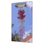 Microgolf relais radiotelecommunicatie towerklembo klembord (Links)