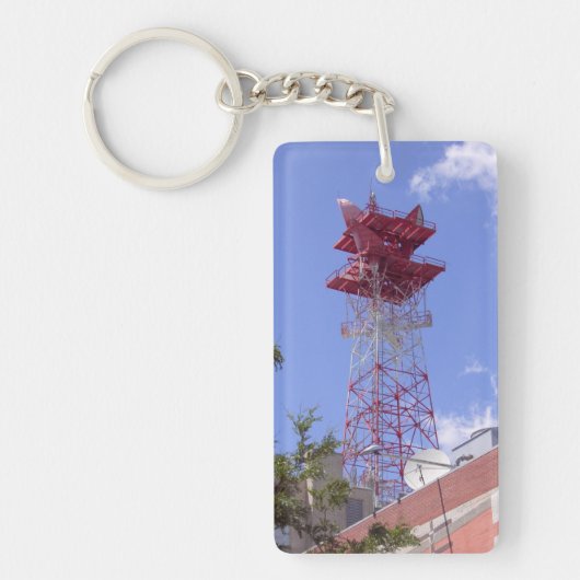 Microgolf relaisradio Telecom Tower Sleutelhanger (Voorkant)