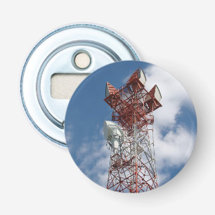 Microgolf Telecommunicatietoren Button Flesopener