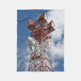Microgolf Telecommunicatietoren Fleece Deken