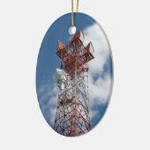 Microgolf Telecommunicatietoren Keramisch Ornament (Links)