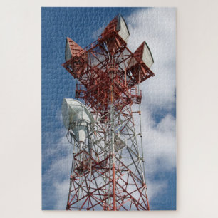 Microgolf Telecommunicatietoren Legpuzzel