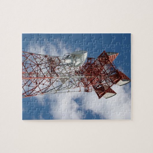 Microgolf Telecommunicatietoren Legpuzzel (Horizontaal)