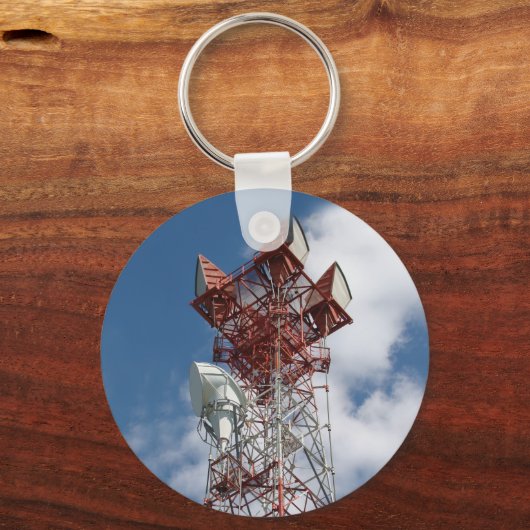 Microgolf Telecommunicatietoren Sleutelhanger (Voorkant)
