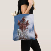 Microgolf Telecommunicatietoren Tote Bag (Dichtbij)
