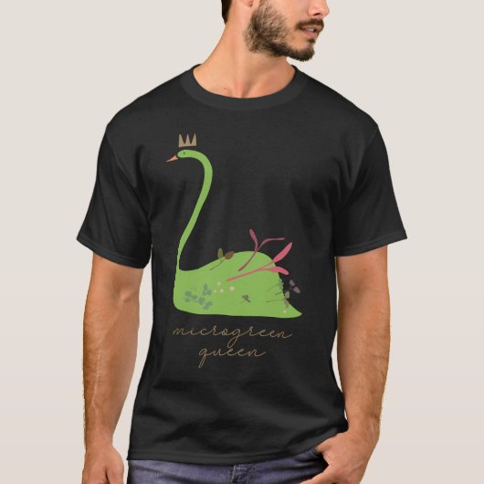 Microgreen Queen Microgreens Stedelijk Boerderij T T-shirt (Voorkant)