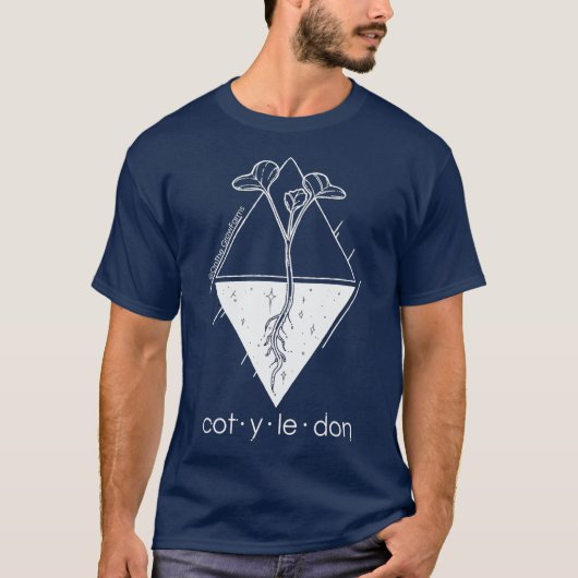Microgreens Broccoli Cotyledon Mannen Womenen T-shirt (Voorkant)
