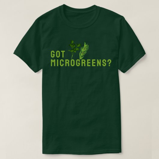 Microgreens Gardening T-shirt (Design voorkant)