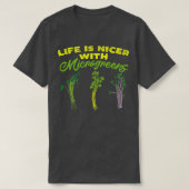 Microgreens kiemgroenten 1 t-shirt (Design voorkant)