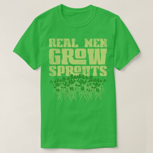 Microgreens kiemgroenten t-shirt (Design voorkant)