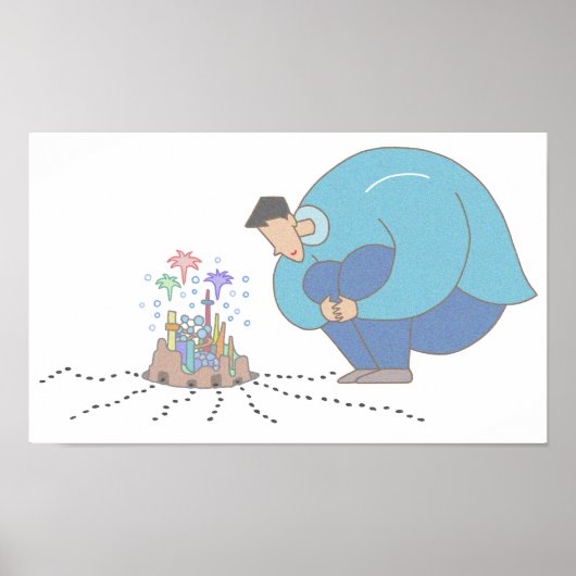 Microkosmos aan je voeten. poster (Voorkant)