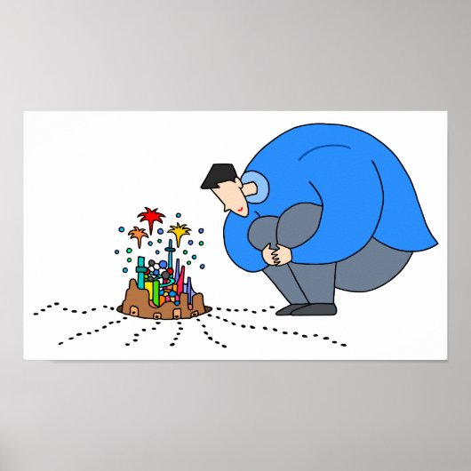 Microkosmos aan je voeten poster (Voorkant)