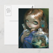 "Microkosmos: Briefkaart zee Monsters" (Voorkant / Achterkant)