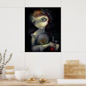 Microkosmos: Fawn ART PRINT gothic alchemy lowbrow (Keuken)