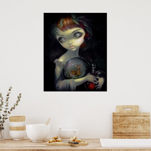Microkosmos: Fawn ART PRINT gothic alchemy lowbrow (Keuken)