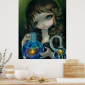 Microkosmos: Galaxy ART PRINT big eye lowbrow art (Keuken)