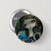 "Microkosmos: Galaxy-Button Ronde Button 5,7 Cm (Voorkant /achterkant)