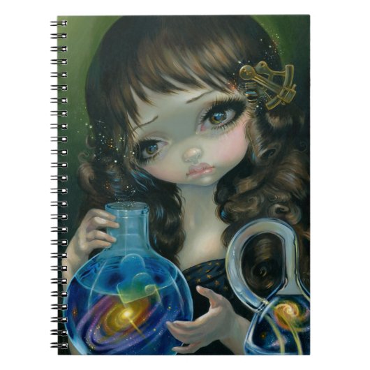 "Microkosmos: Galaxy"-laptop Notitieboek (Voorkant)