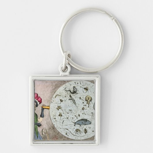 Microkosmos gewijd aan het Londense water Sleutelhanger (Voorkant)