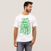 Microkosmos Macrocosmos - Gras Groen T-shirt (Voorkant volledig)