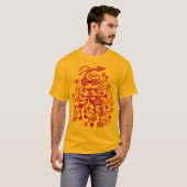 Microkosmos Macrocosmos - Paars T-shirt (Voorkant volledig)