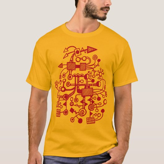 Microkosmos Macrocosmos - Paars T-shirt (Voorkant)