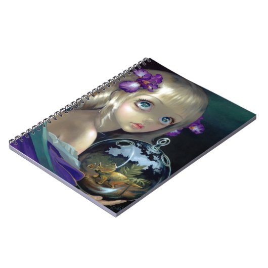 "Microkosmos: Triceratops-laptop Notitieboek (Linkerzijde)