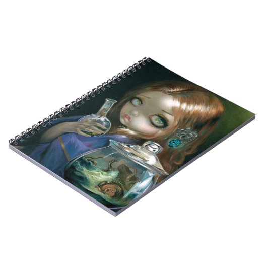 "Microkosmos:  Zee Monsters'-laptop Notitieboek (Linkerzijde)