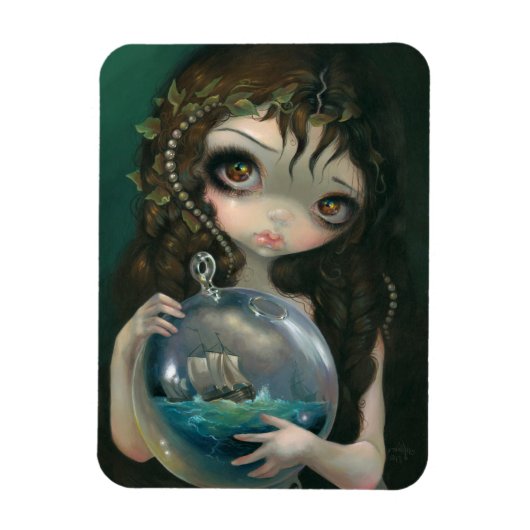 "Microkosmos: Zeegezicht" Flex Magnet Magneet (Verticaal)