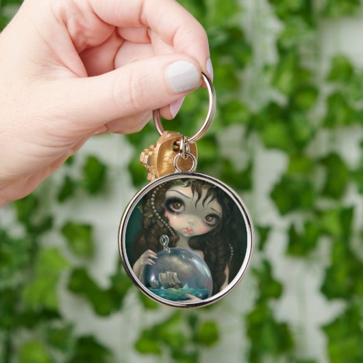 "Microkosmos: Zeegezicht" Sleutelhanger (Hand)