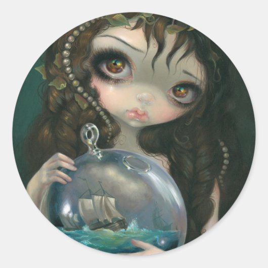 "Microkosmos: Zeegezicht" Sticker (Voorkant)