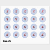 Microlichtvliegtuig Ronde Sticker (Vel)