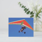 Microlight vliegen in de lucht, Westkaap Briefkaart (Staand voorkant)