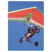 Microlight vliegen in de lucht, Westkaap Klembord (Achterkant)