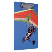 Microlight vliegen in de lucht, Westkaap Klembord (Rechts)