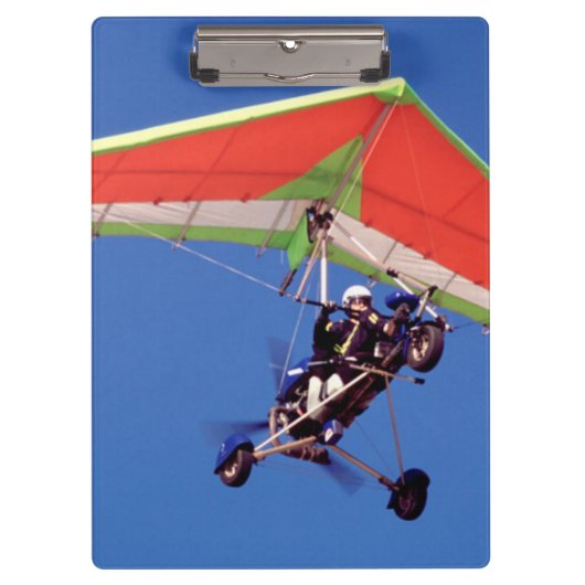 Microlight vliegen in de lucht, Westkaap Klembord (Voorkant)