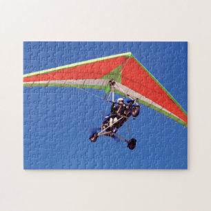 Microlight vliegen in de lucht, Westkaap Legpuzzel