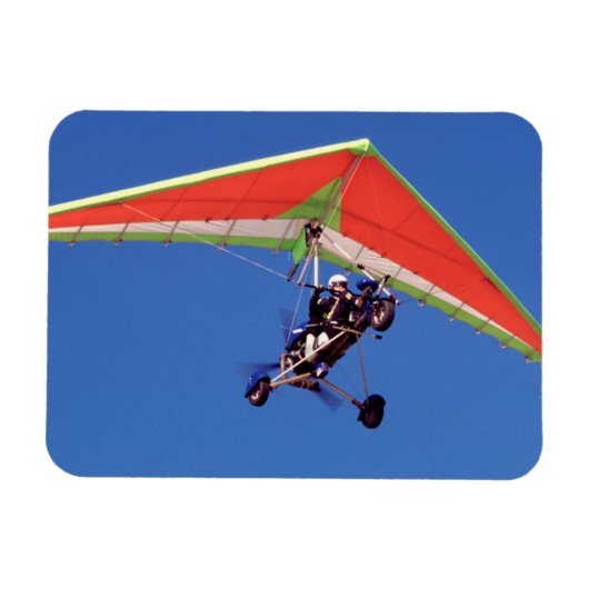 Microlight vliegen in de lucht, Westkaap Magneet (Horizontaal)