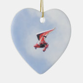 Microlight vliegtuig keramisch ornament (Rechts)