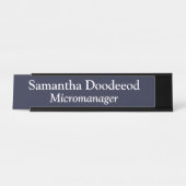 Micromanager Black Bureau Naambordje (Voorkant)