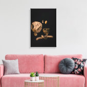Micromanethiques Miniature Micro Sculptures Canvas Afdruk (Insitu (Woonkamer))