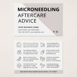 Microneedling Collageen Inductie Nazorg Kaart