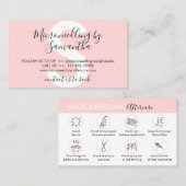 Microneedling Post Instruction Visitekaartje (Voorkant / Achterkant)