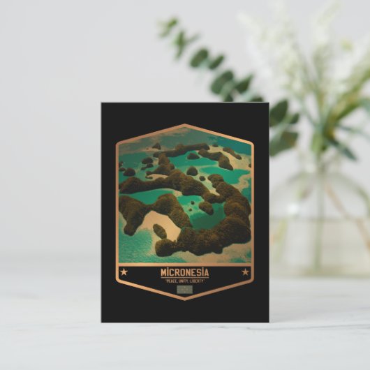 Micronesia Briefkaart (Staand voorkant)