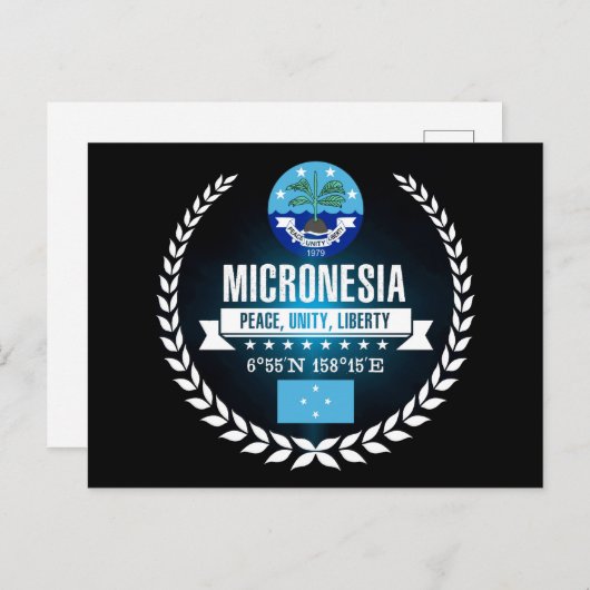 Micronesia Briefkaart (Voorkant / Achterkant)