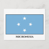 Micronesia Flag Briefkaart (Voorkant)